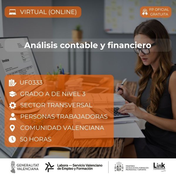Curso de Análisis contable y financiero para trabajadores - Link Formación