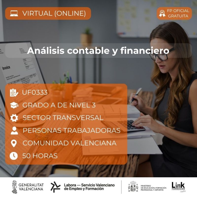 Curso de Análisis contable y financiero para trabajadores - Link Formación