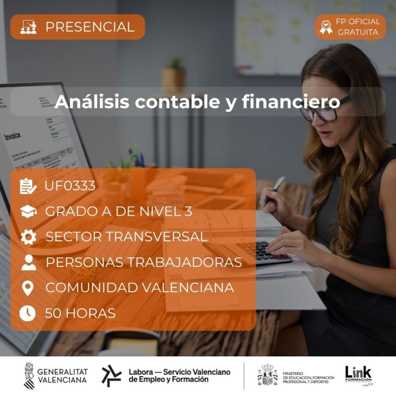 Curso de Análisis contable y financiero para trabajadores - Link Formación