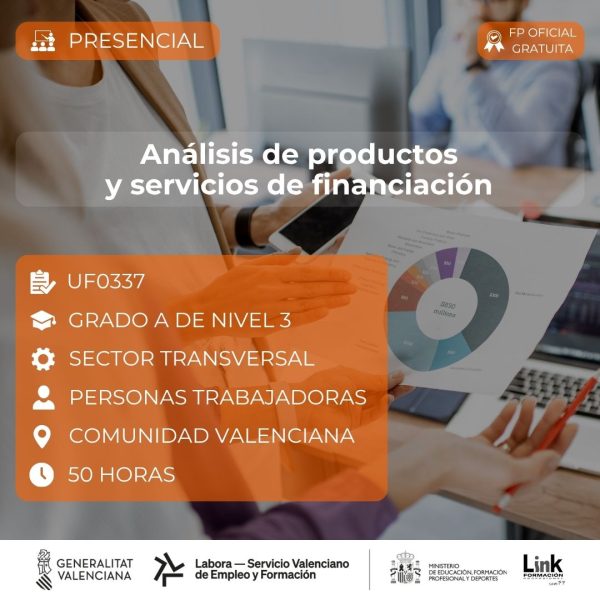 Curso de Análisis de productos y servicios de financiación para trabajadores - Link Formación