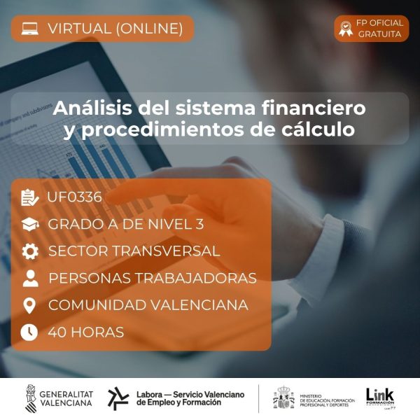 Curso de Análisis del sistema financiero y procedimientos de cálculo para trabajadores - Link Formación