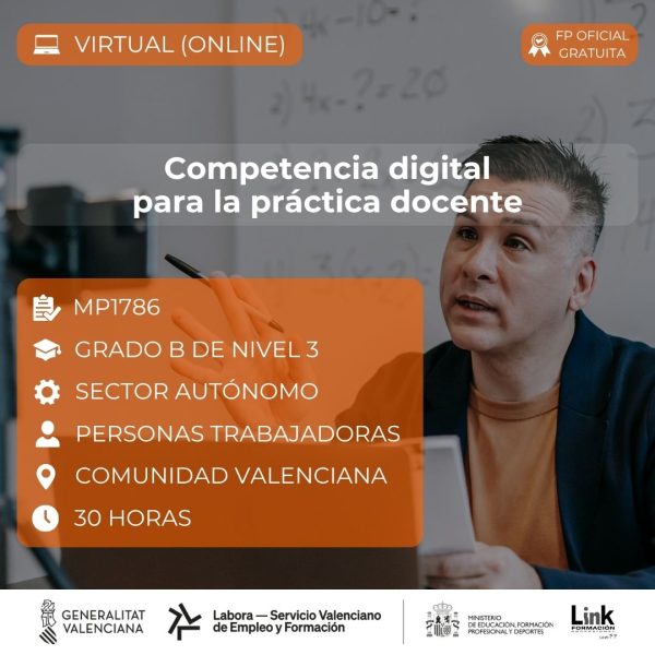 Curso de Competencia digital para la práctica docente para autónomos - Link Formación