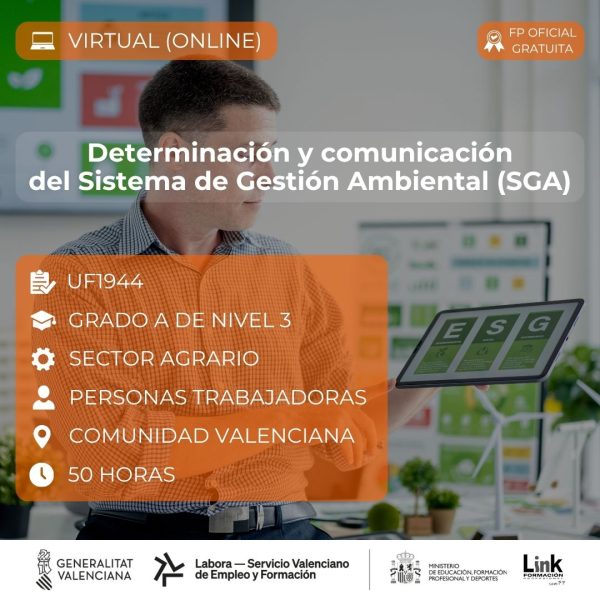Curso de Determinación y comunicación del Sistema de Gestión Ambiental para trabajadores - Link Formación
