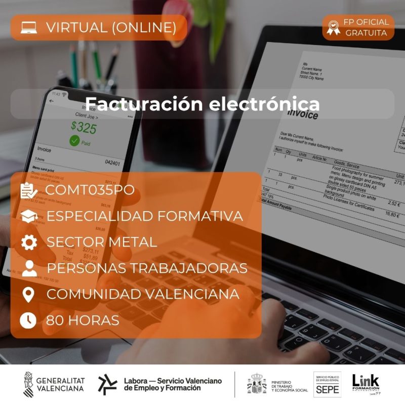 Curso de Facturación electrónica para trabajadores - Link Formación