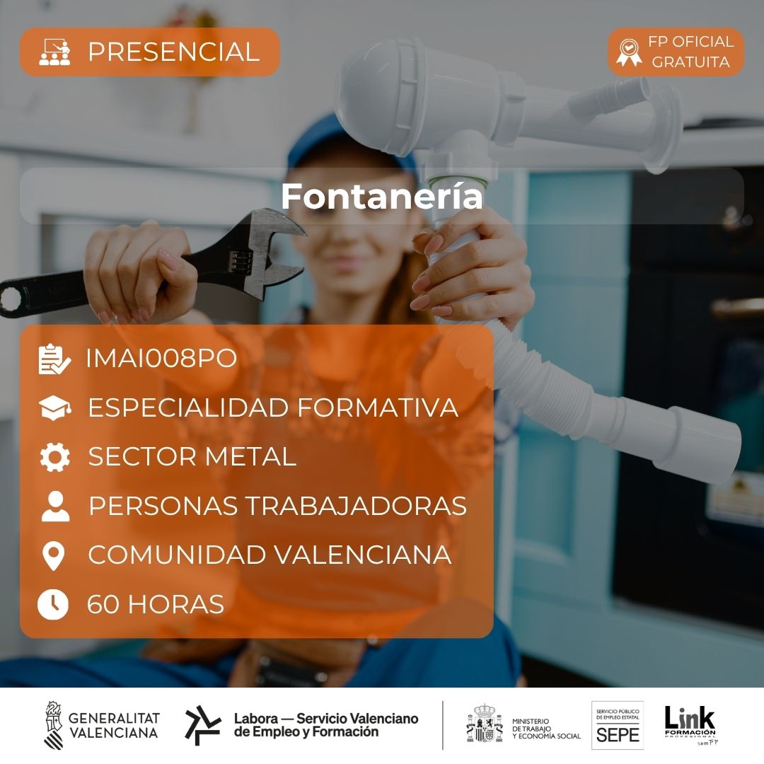 Curso de Fontanería para trabajadores - Link Formación