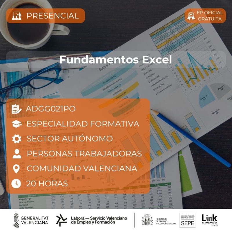 Curso de Fundamentos Excel para autónomos - Link Formación