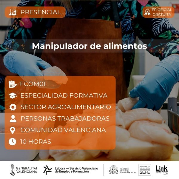 Curso de Manipulador de alimentos para trabajadores - Link Formación