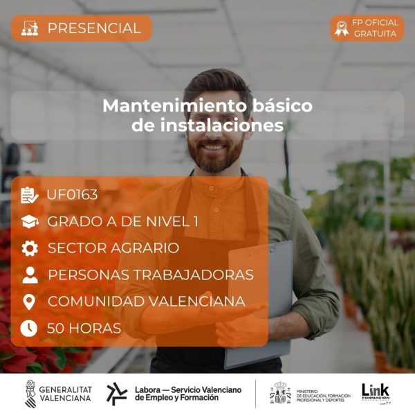 Curso de Mantenimiento básico de instalaciones para trabajadores - Link Formación