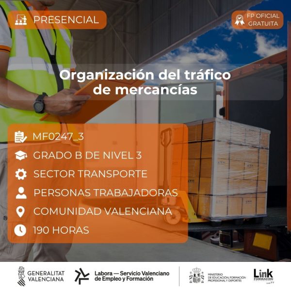 Curso de Organización del tráfico de mercancías para trabajadores - Link Formación