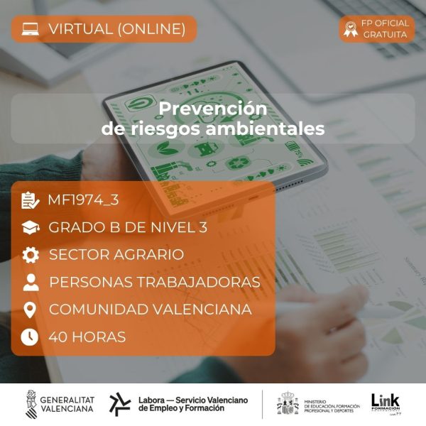 Curso de Prevención de riesgos ambientales para trabajadores - Link Formación