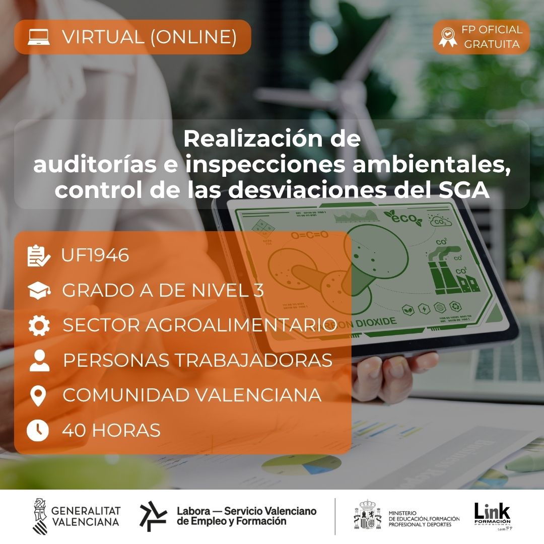 Curso de Realización de Auditorías e inspecciones ambientales para trabajadores - Link Formación