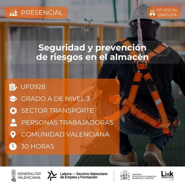 Curso de Seguridad y prevención de riesgos en el almacén para trabajadores - Link Formación