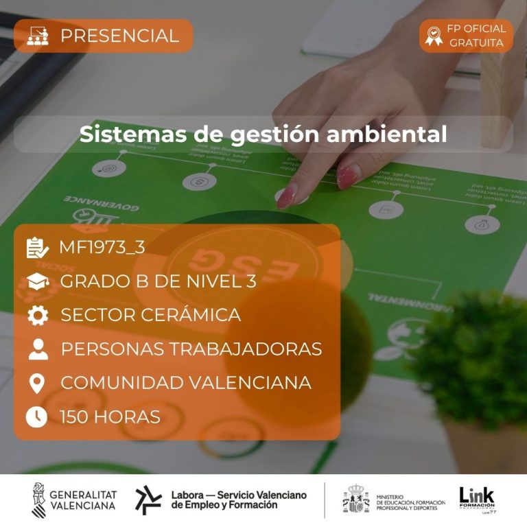 Curso de Sistemas de gestión ambiental para trabajadores - Link Formación