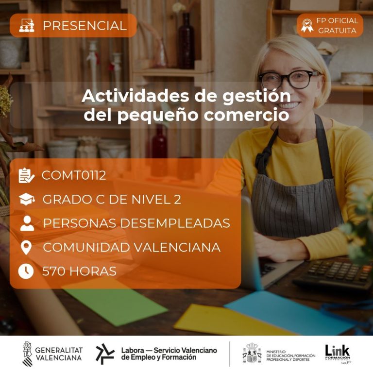 COMT0112 - ACTIVIDADES DE GESTIÓN DEL PEQUEÑO COMERCIO