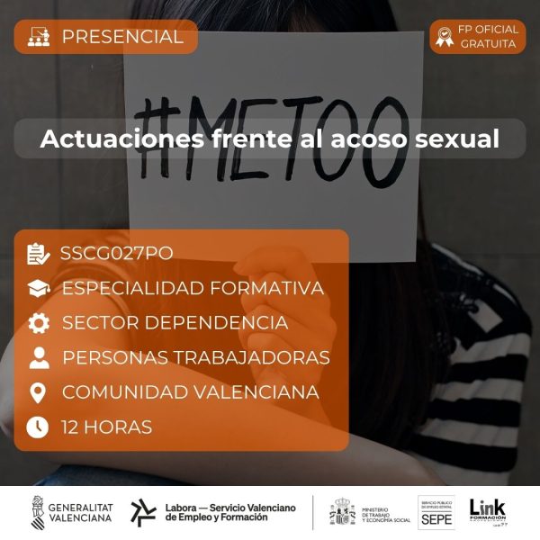 Curso de Actuaciones frente al acoso sexual para trabajadores - Link Formación