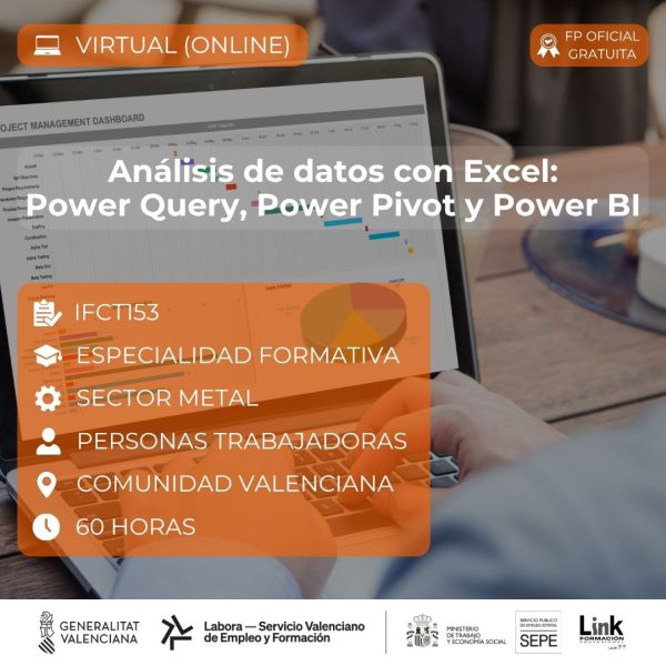 Curso de Análisis de datos con Excel para trabajadores - Link Formación