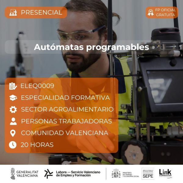 Curso de Autómatas programables para trabajadores - Link Formación