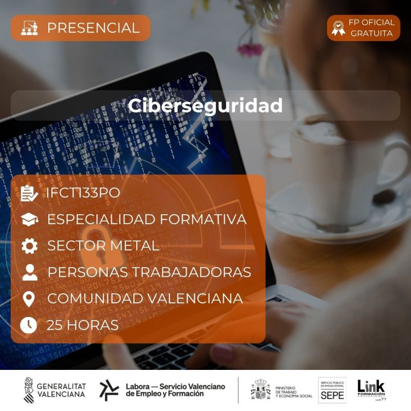 Curso de Ciberseguridad para trabajadores - Link Formación