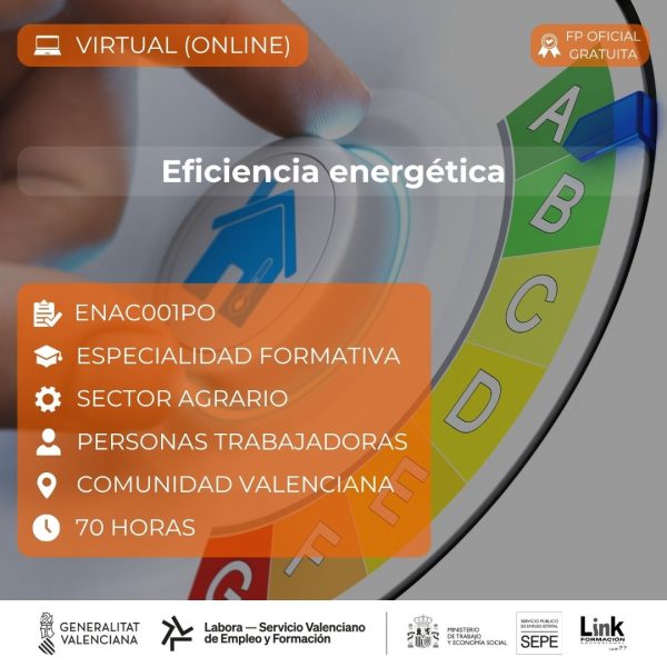 Curso de Eficiencia energética para trabajadores - Link Formación