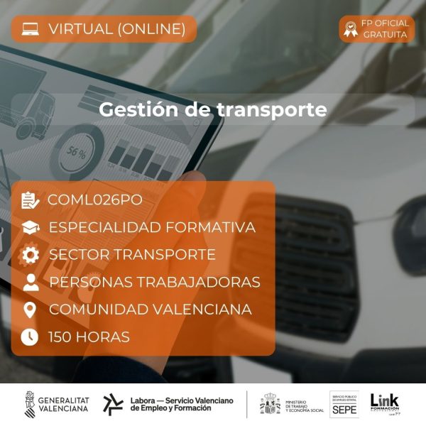 Curso de Gestión de transporte para trabajadores - Link Formación