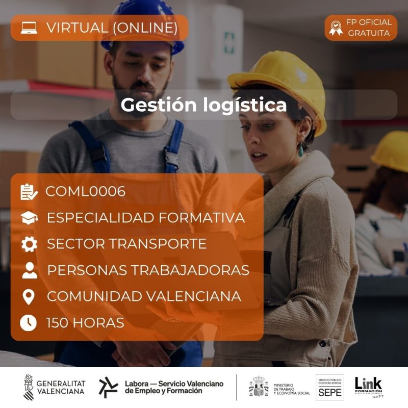Curso de Gestión logística para trabajadores - Link Formación