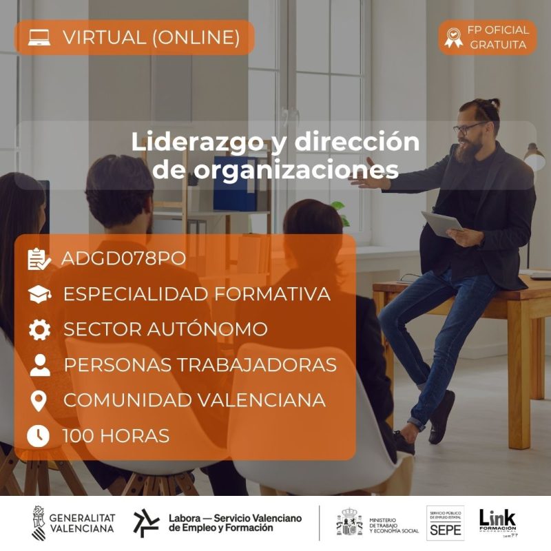 Curso de Liderazgo y dirección de organizaciones para autónomos - Link Formación