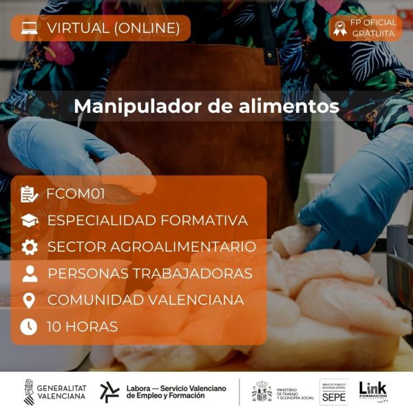 Curso de Manipulador de alimentos para trabajadores - Link Formación