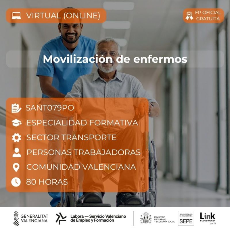 Curso de Movilización de enfermos para trabajadores - Link Formación