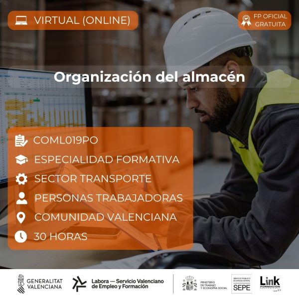 Curso de Organización del almacén para trabajadores - Link Formación