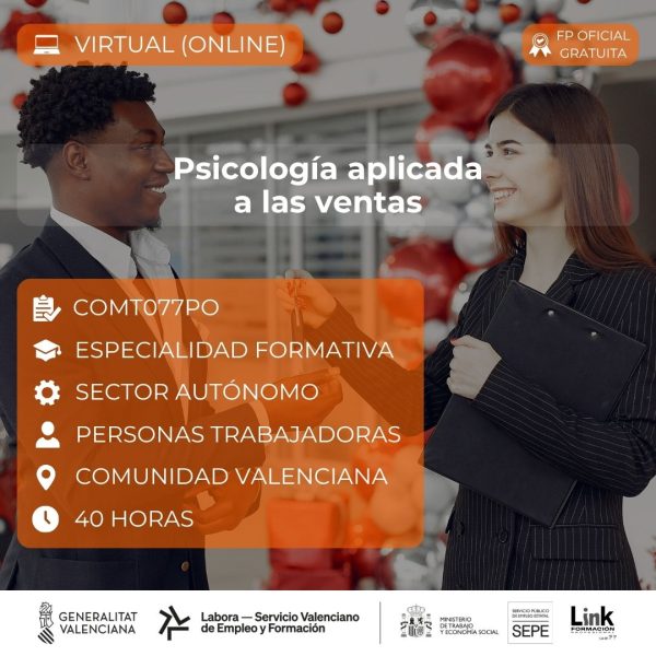 Curso de Psicología aplicada a las ventas para autónomos - Link Formación