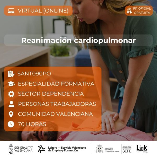 Curso de Reanimación cardiopulmonar para trabajadores - Link Formación