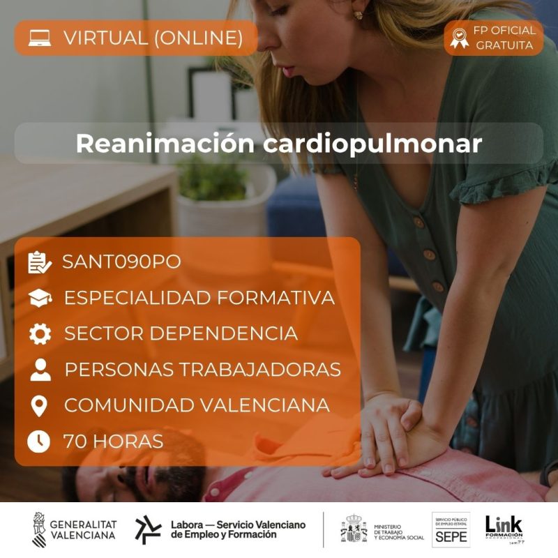 Curso de Reanimación cardiopulmonar para trabajadores - Link Formación