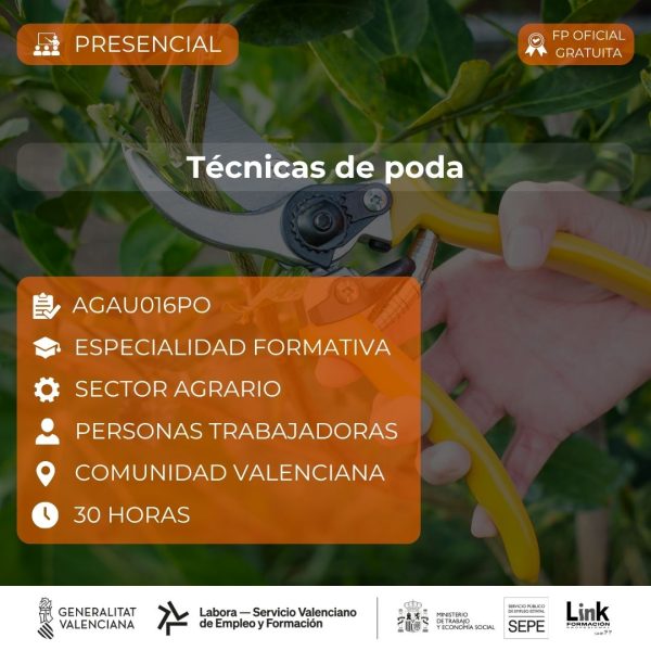 Curso de Técnicas de poda para trabajadores - Link Formación